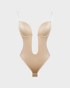 Body string plongeant sans bretelles en U