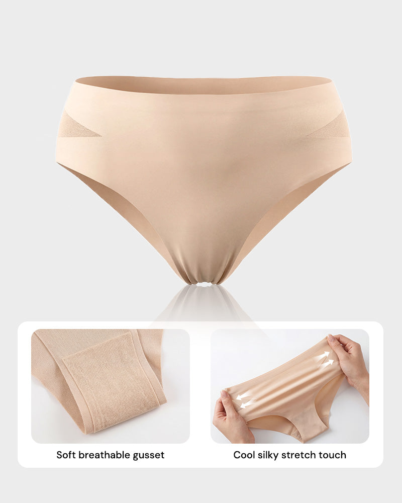 5er-Pack Sexy Nahtlose Mesh-Cutout-Höschen