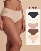 5er-Pack Sexy Nahtlose Mesh-Cutout-Höschen