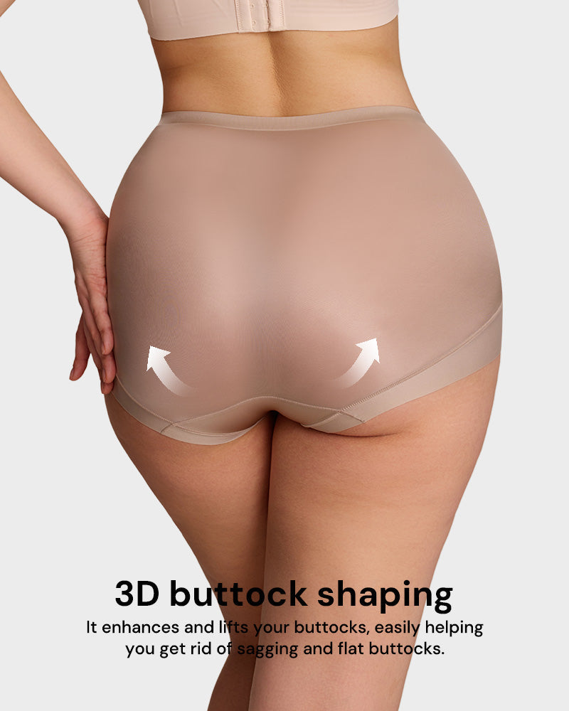 6-Pack Cross Compression High Waist Tummy Control Panties