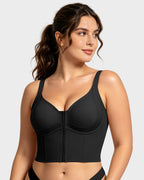 Soutien-gorge long sculptant zippé sur le devant Anti-Gravity™