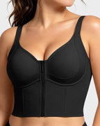 Soutien-gorge long sculptant zippé sur le devant Anti-Gravity™