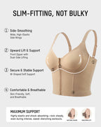 Soutien-gorge long sculptant zippé sur le devant Anti-Gravity™