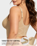 Soutien-gorge long sculptant zippé sur le devant Anti-Gravity™