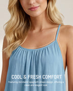 Robe longue de détente fluide sans dos