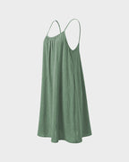 Robe longue de détente fluide sans dos
