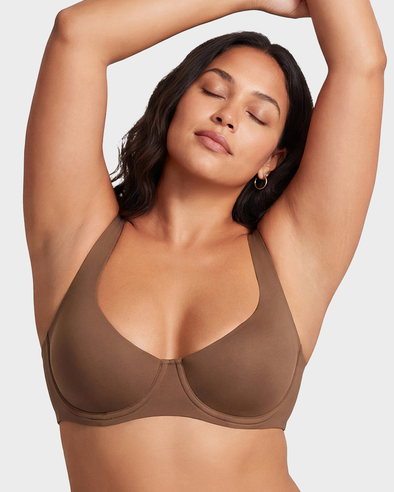 Bare-Edge™ Unlined Demi Bra with Jelly Gel