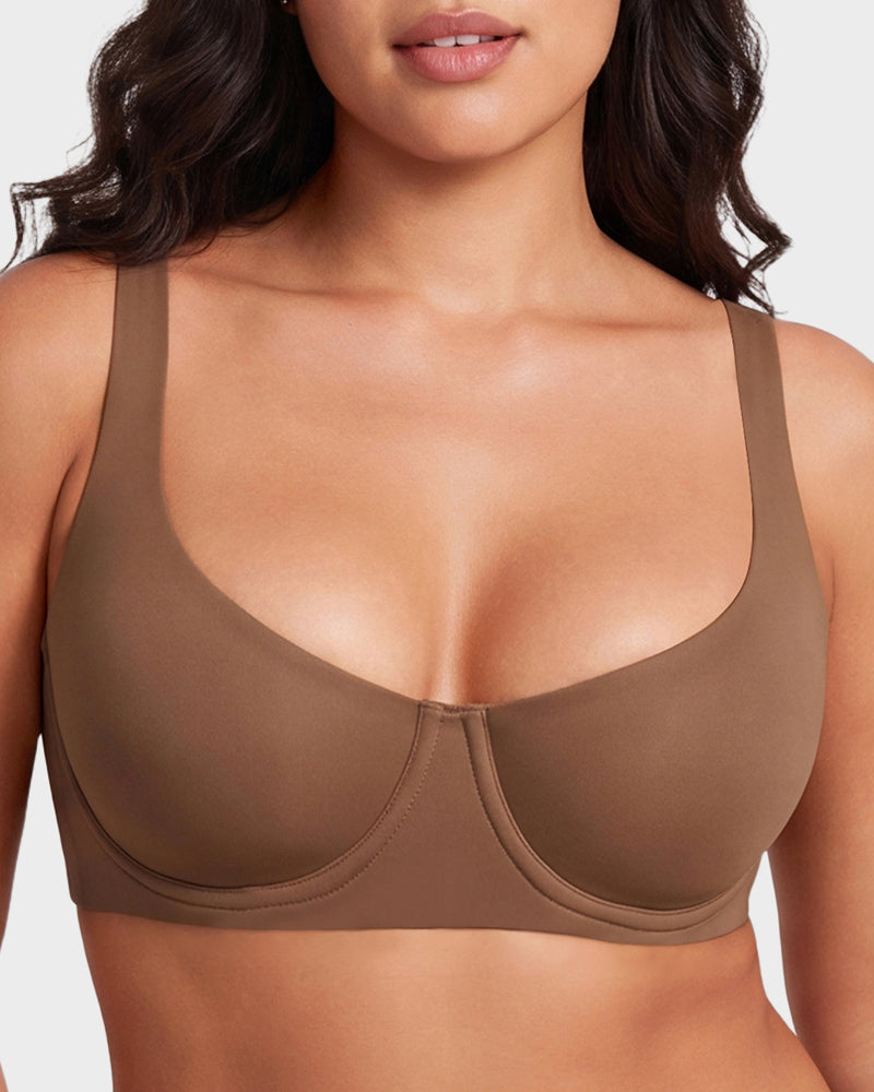 Bare-Edge™ Unlined Demi Bra with Jelly Gel