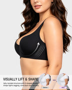 Bare-Edge™ Unlined Demi Bra with Jelly Gel