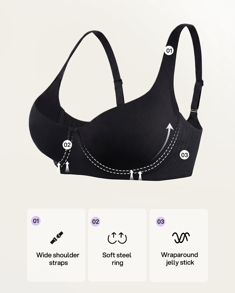 Bare-Edge™ Unlined Demi Bra with Jelly Gel