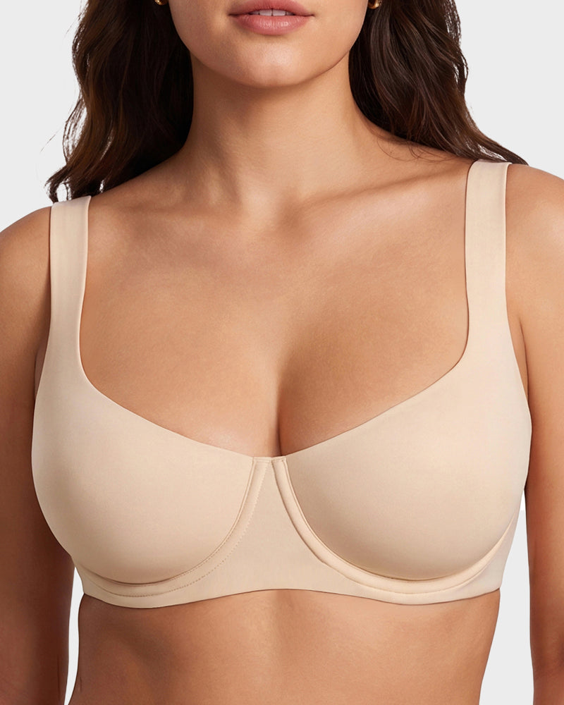 Bare-Edge™ Unlined Demi Bra with Jelly Gel