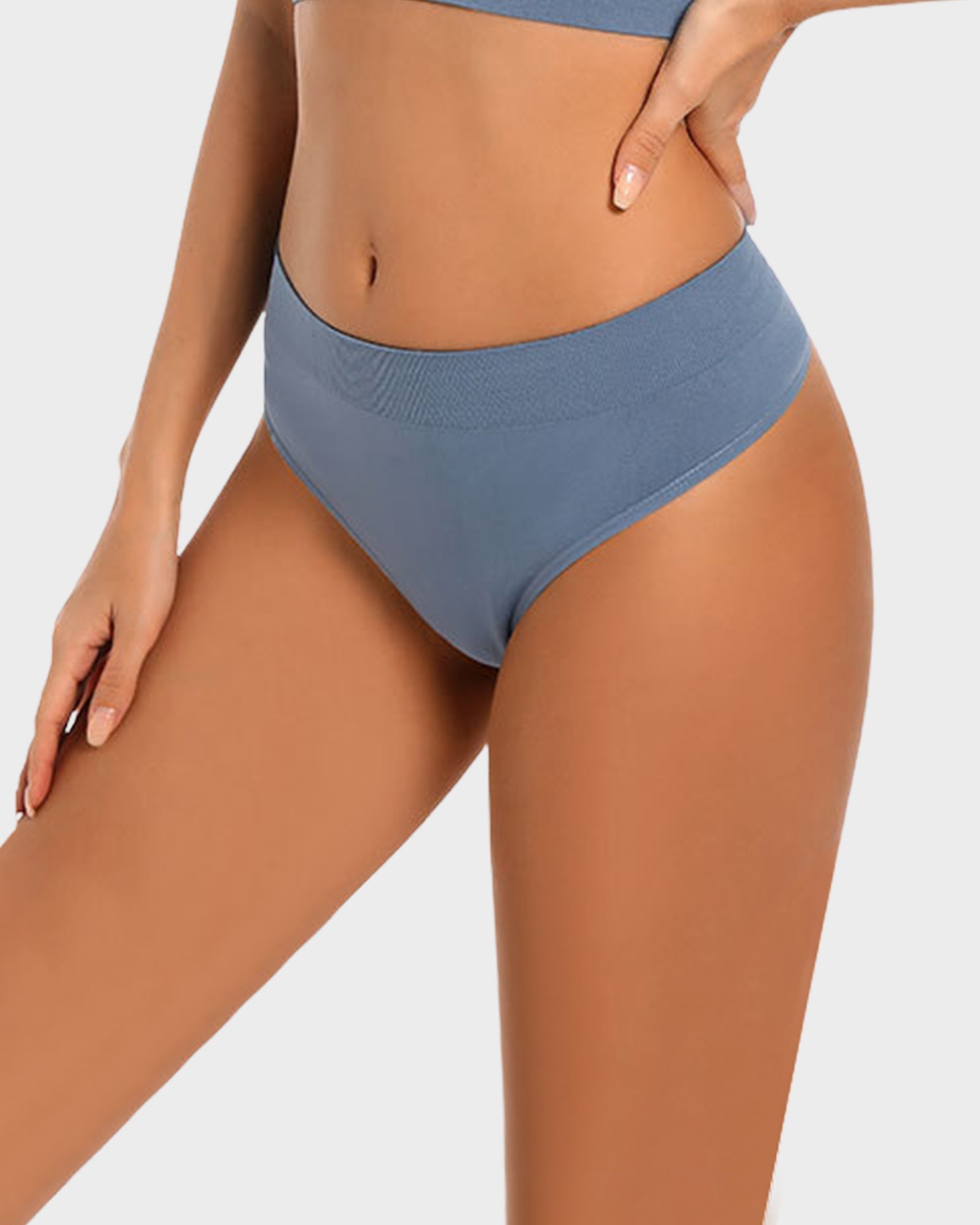 9-Pack Comfort Seamless Sport Thong Panties