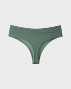 9-Pack Comfort Seamless Sport Thong Panties