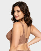 Soutien-gorge lissant sans armatures, sans fil, à couvrance complète