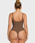 Deep V Shaping Thong Bodysuit
