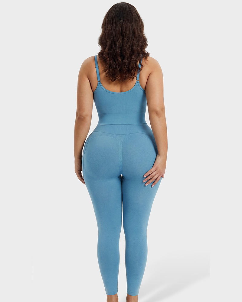Gaine Sculptante Intégrale Easyslide™ avec Décolleté Plongeant Zippé sur le Devant