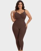 Gaine Sculptante Intégrale Easyslide™ avec Décolleté Plongeant Zippé sur le Devant