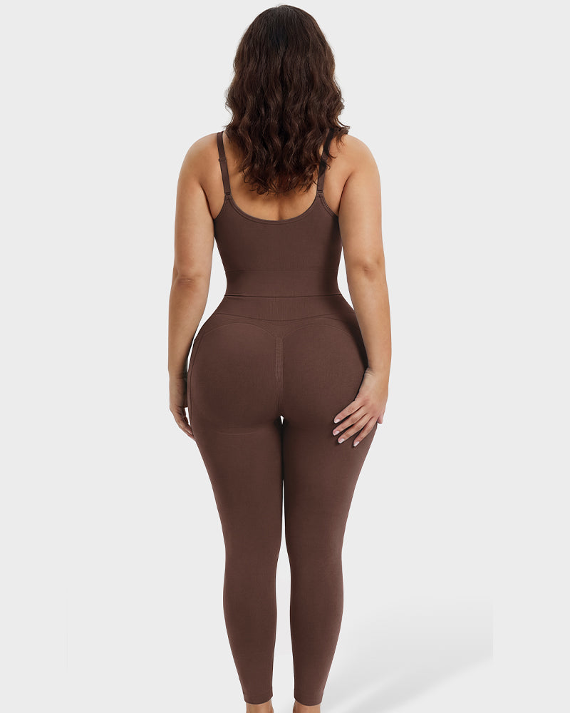 Gaine Sculptante Intégrale Easyslide™ avec Décolleté Plongeant Zippé sur le Devant