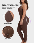 Gaine Sculptante Intégrale Easyslide™ avec Décolleté Plongeant Zippé sur le Devant