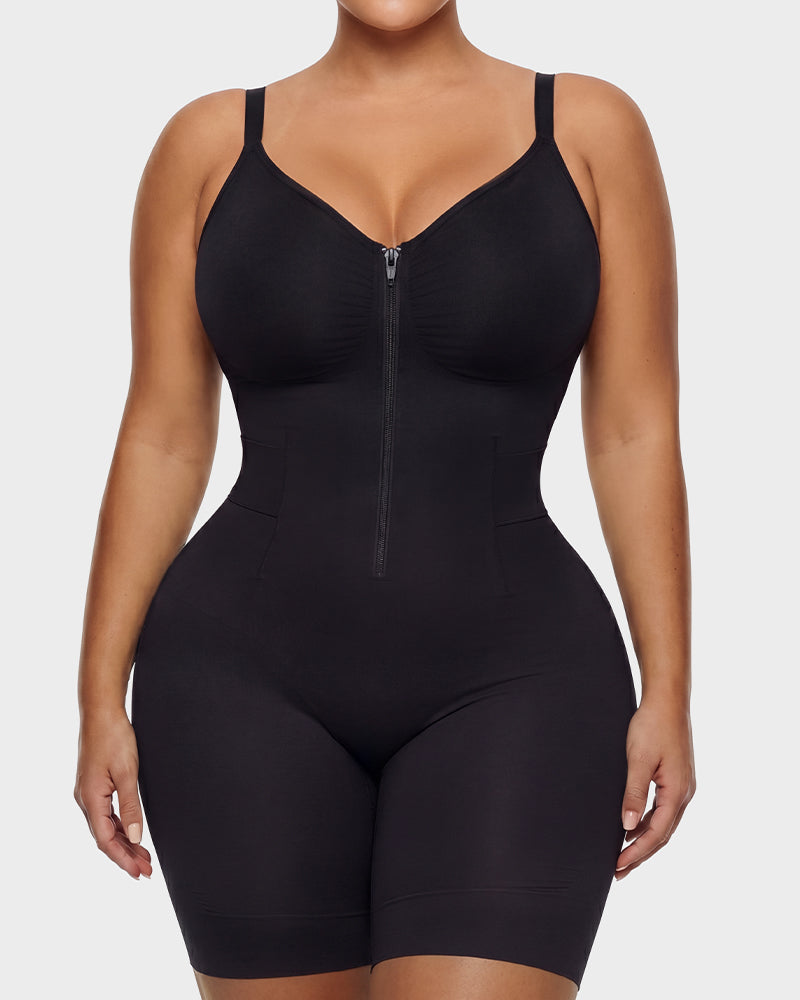 Gaine mi-cuisse zippée à l'avant Easyslide™
