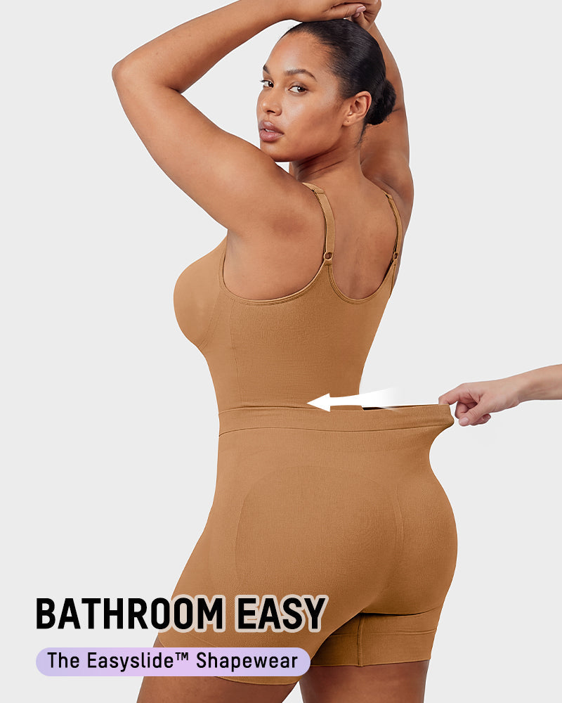 Gaine mi-cuisse zippée à l'avant Easyslide™