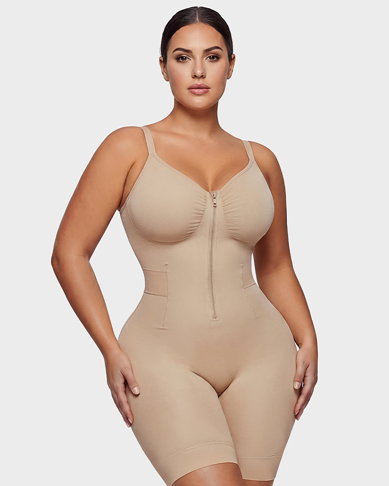 Gaine mi-cuisse zippée à l'avant Easyslide™