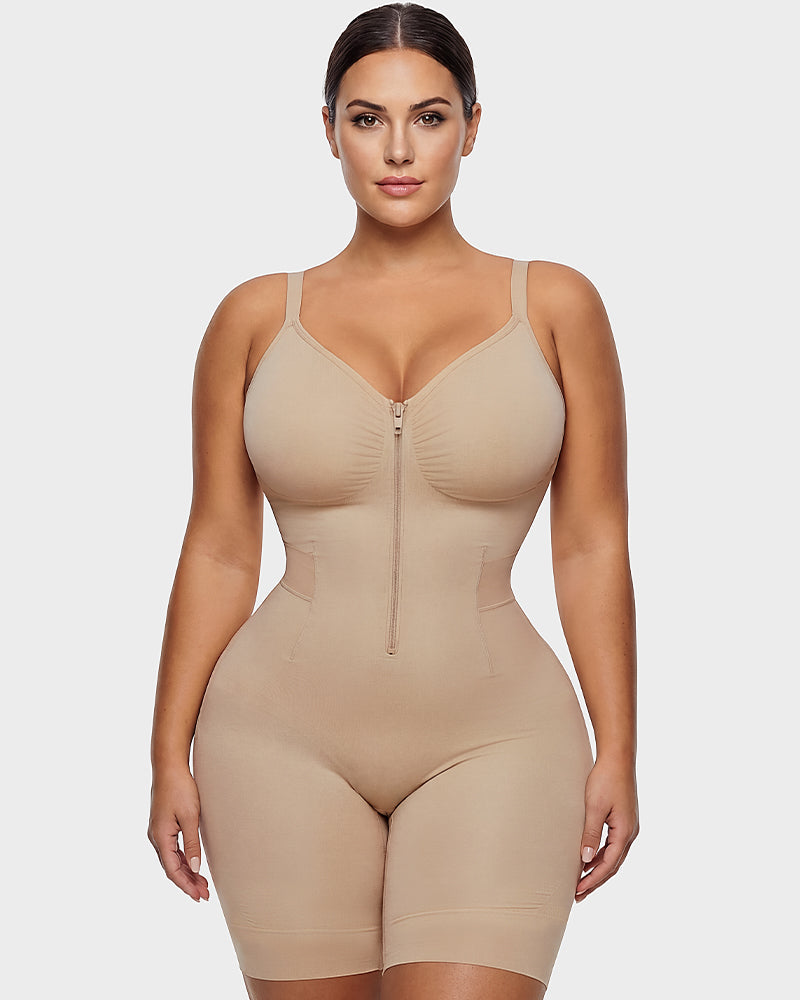 Gaine mi-cuisse zippée à l'avant Easyslide™