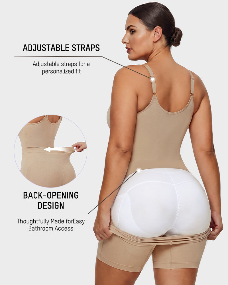 Gaine mi-cuisse zippée à l'avant Easyslide™