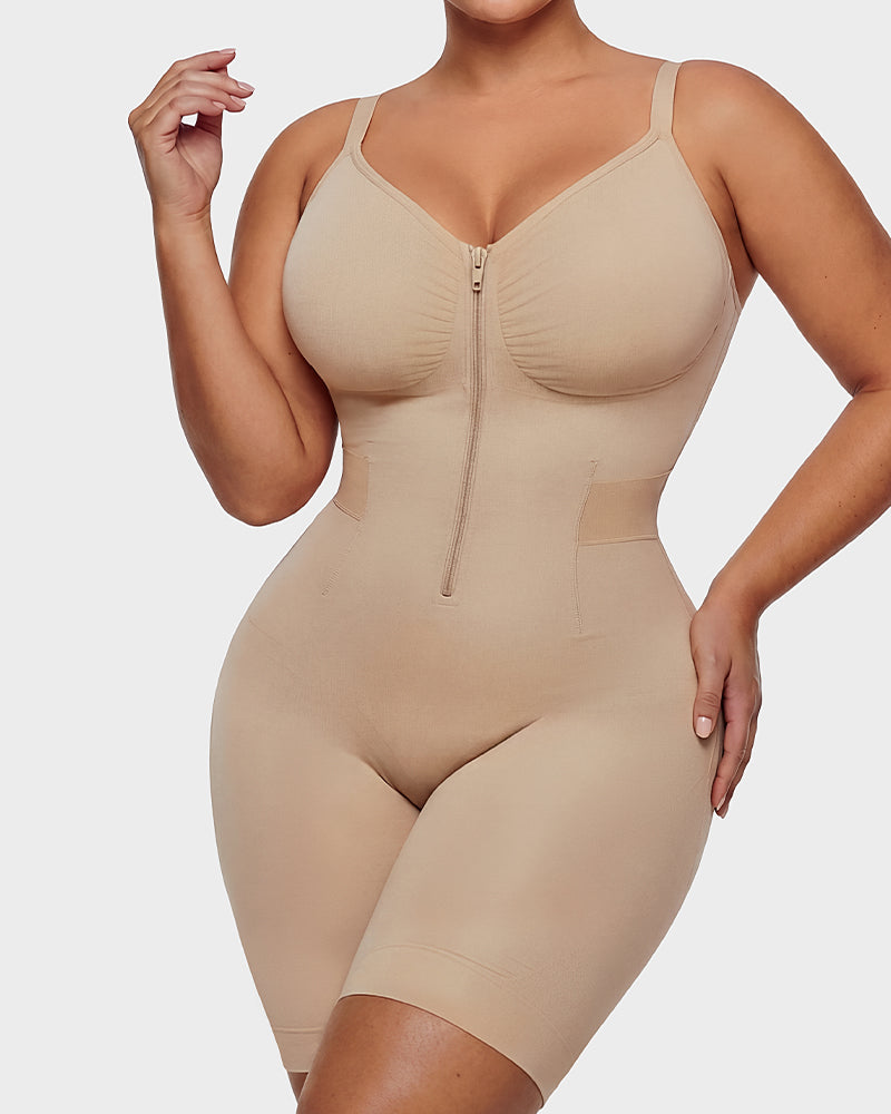 Gaine mi-cuisse zippée à l'avant Easyslide™
