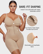 Gaine mi-cuisse zippée à l'avant Easyslide™