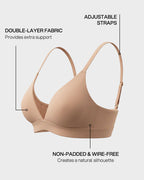 Soutien-gorge plongeant sans armatures Everyday Soft Fit