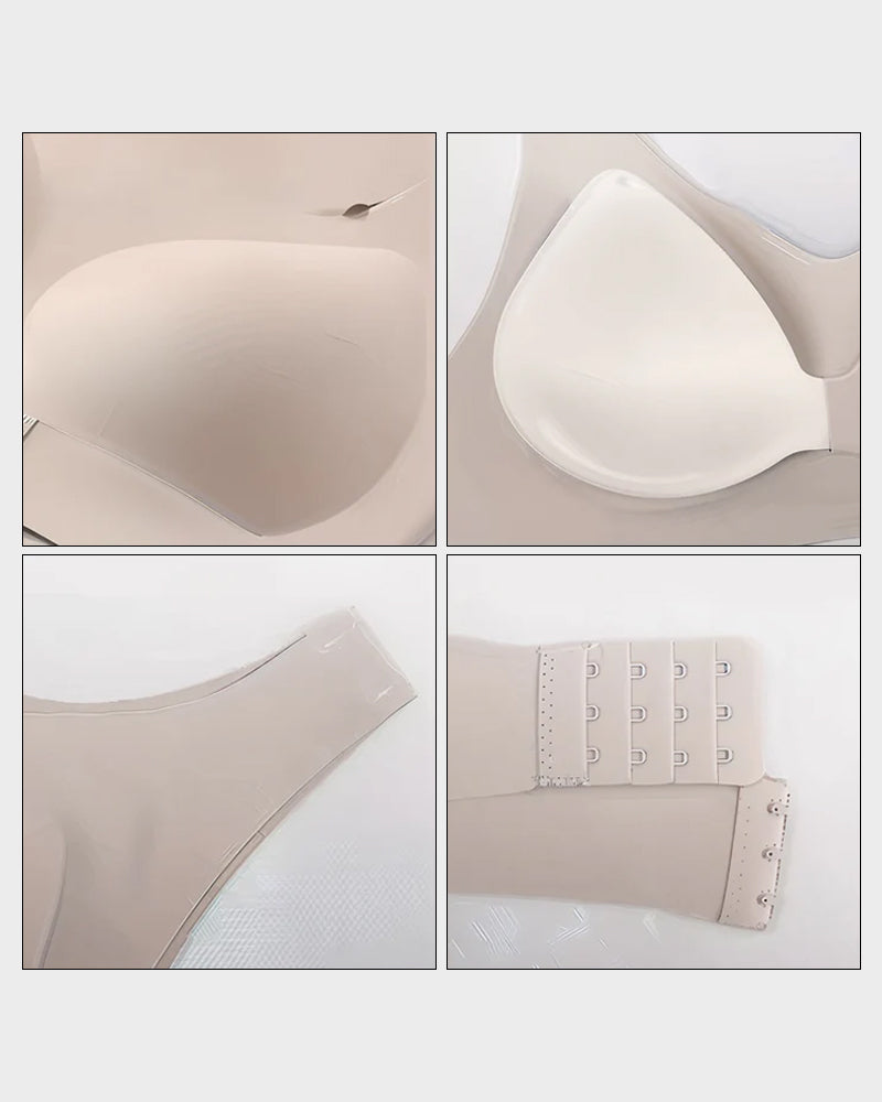 Soutien-gorge de maintien à fermeture avant et dos croisé sans armature