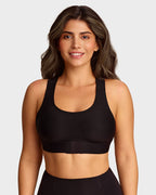 Soutien-gorge de maintien à fermeture avant et dos croisé sans armature