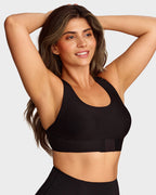Soutien-gorge de maintien à fermeture avant et dos croisé sans armature