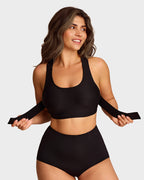 Soutien-gorge de maintien à fermeture avant et dos croisé sans armature
