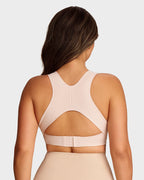 Soutien-gorge de maintien à fermeture avant et dos croisé sans armature