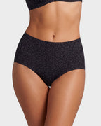 Lot de 6 culottes taille haute sans coutures léopard à effet gainant