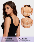 Lace Underwire Unlined Sheer Demi Balconette Bra