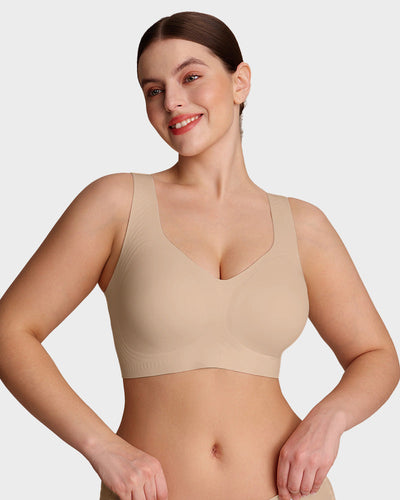 Soutien-gorge en gel antibactérien sans armature rehausseur