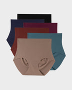 Light Sculpt Nahtloser Slip mit hoher Taille (6er-Pack)