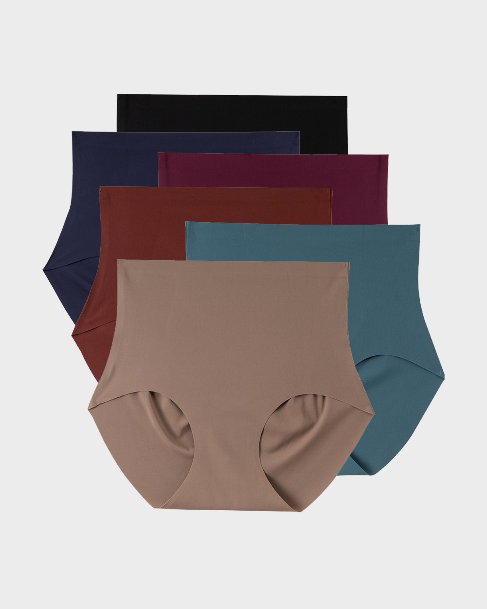 Light Sculpt Nahtloser Slip mit hoher Taille (6er-Pack)
