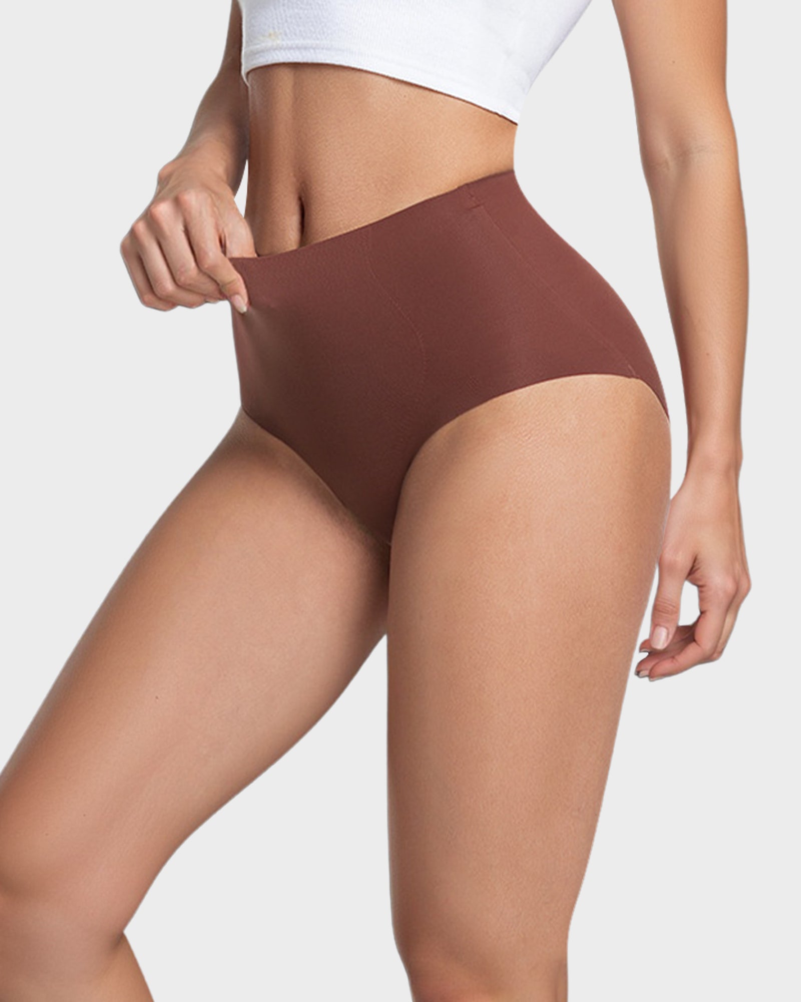 Light Sculpt Nahtloser Slip mit hoher Taille (6er-Pack)