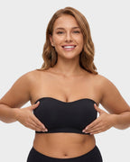 Soutien-gorge bandeau sans coutures, sans armatures et antidérapant