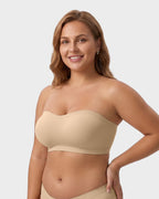 Soutien-gorge bandeau sans coutures, sans armatures et antidérapant