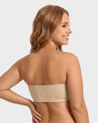 Soutien-gorge bandeau sans coutures, sans armatures et antidérapant
