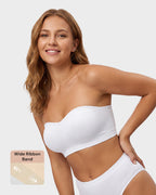 Soutien-gorge bandeau sans coutures, sans armatures et antidérapant