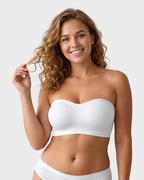 Soutien-gorge bandeau sans coutures, sans armatures et antidérapant