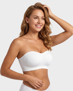 Soutien-gorge bandeau sans coutures, sans armatures et antidérapant