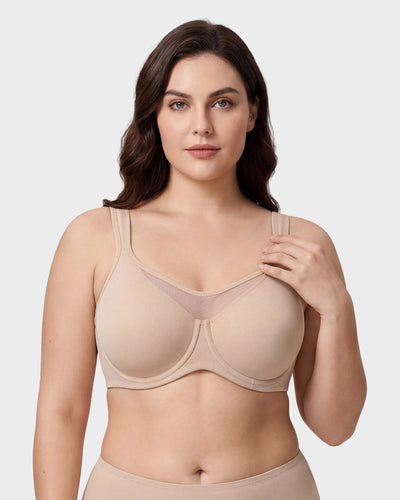 Soutien-gorge minimiseur grande taille rafraîchissant à couvrance complète