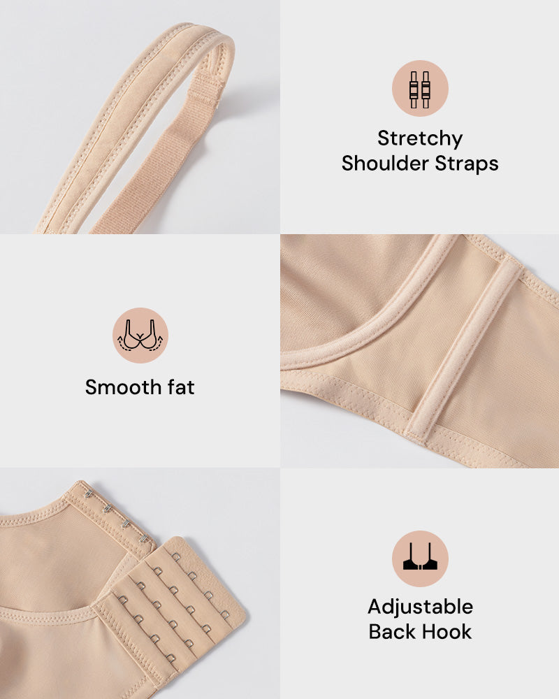 Soutien-gorge minimiseur grande taille rafraîchissant à couvrance complète
